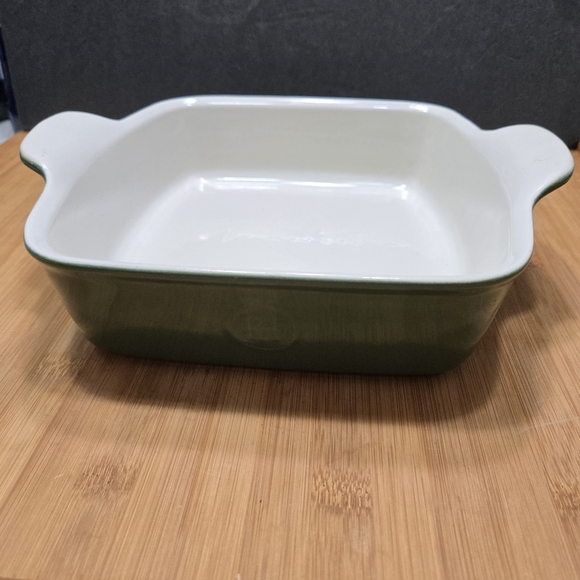 Emile Henry baking dish, green square casserole baking and serving dish - Picture 16 of 16
